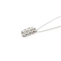 Collana Promesse Donna in Oro bianco Diamante 0.18 Ct CTCF/018 - CTCF/018